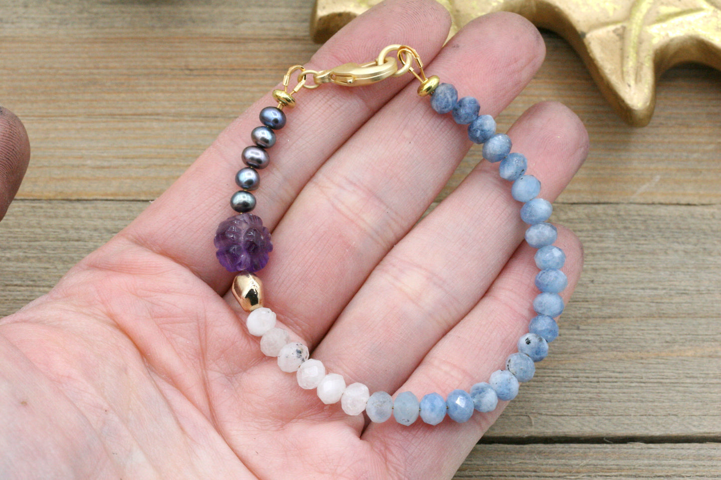 Bracelet Aigue-marine