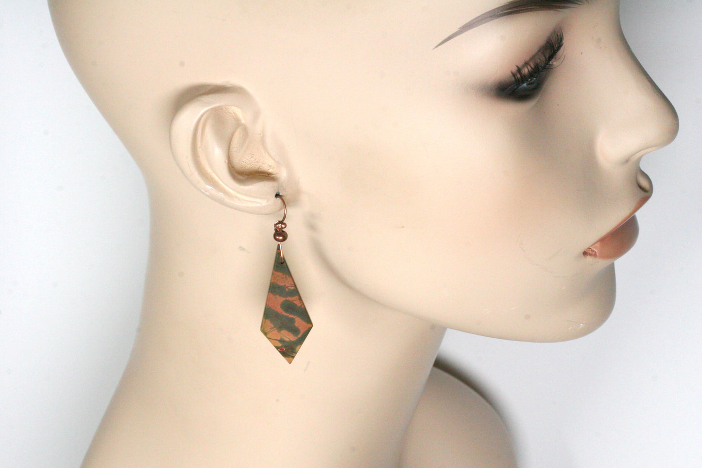 Colorful Red Creek Jasper Earrings
