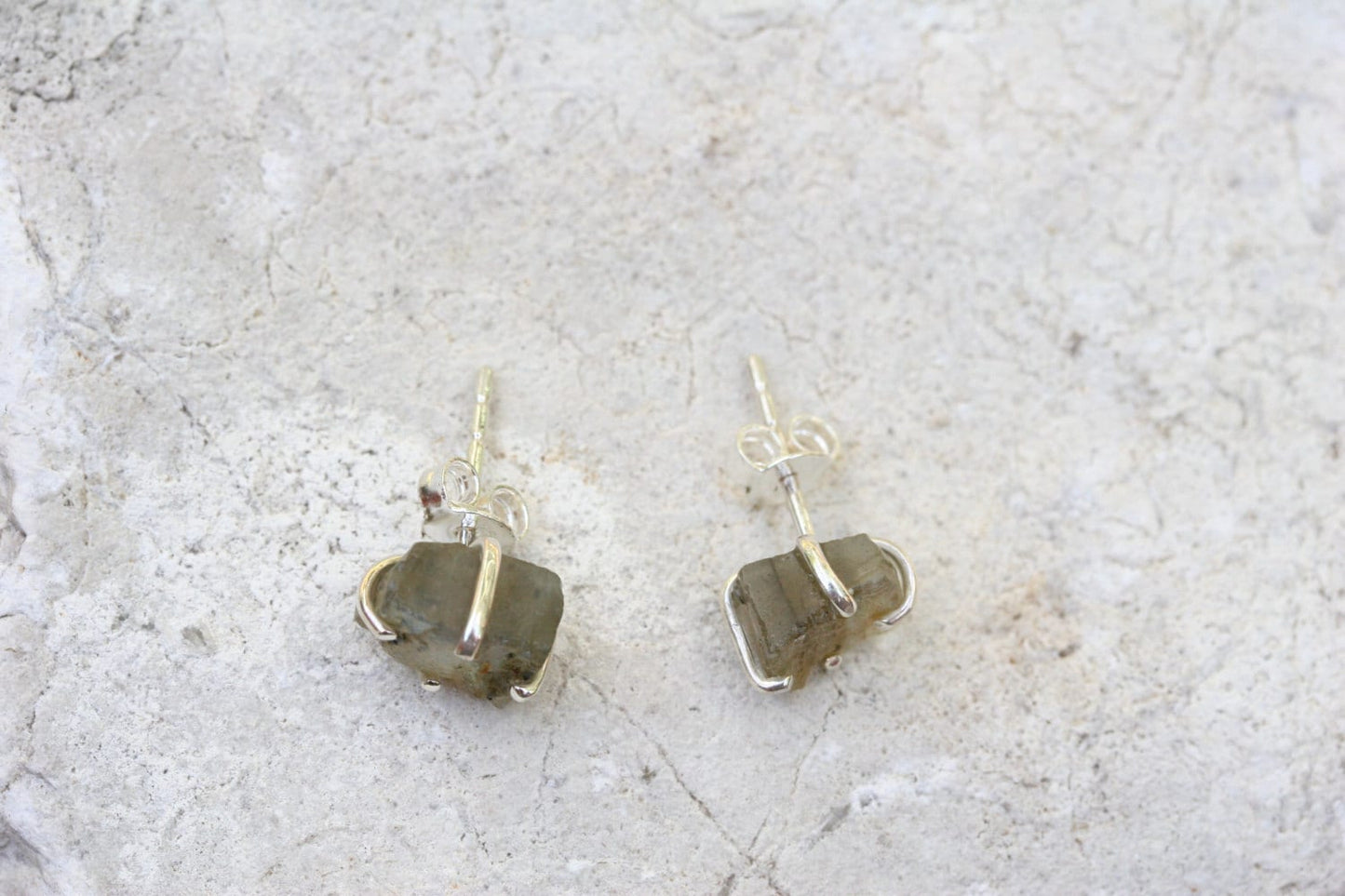 Labradorite Stud Earrings