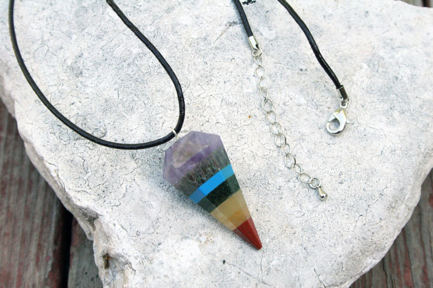 Seven Chakra Point Necklace