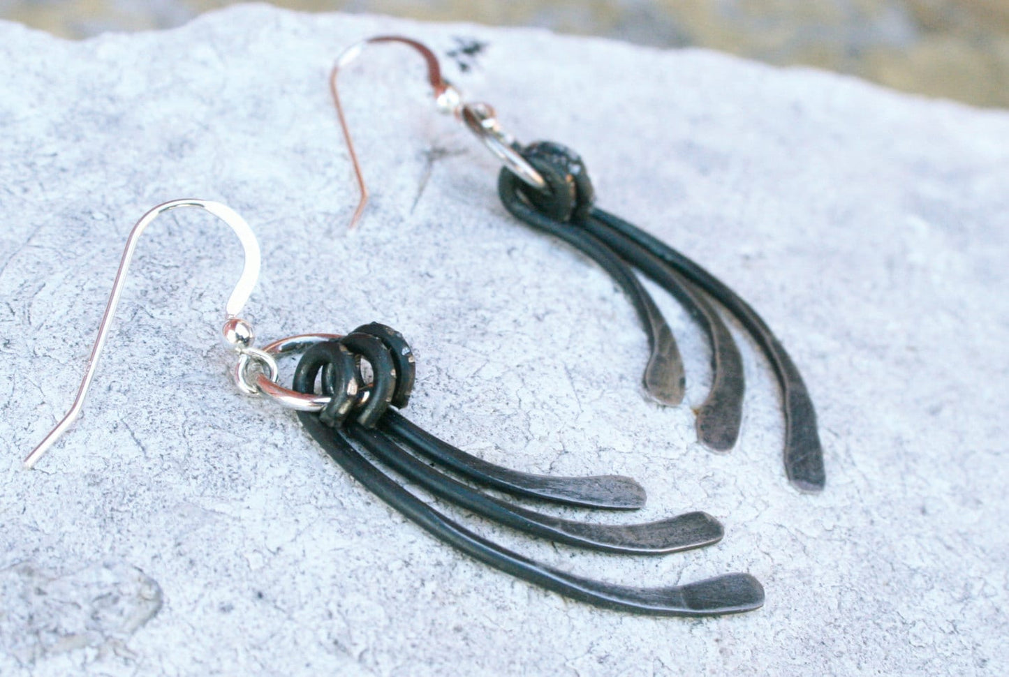 Layered Iron Earrings