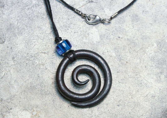 Iron Spiral Necklace