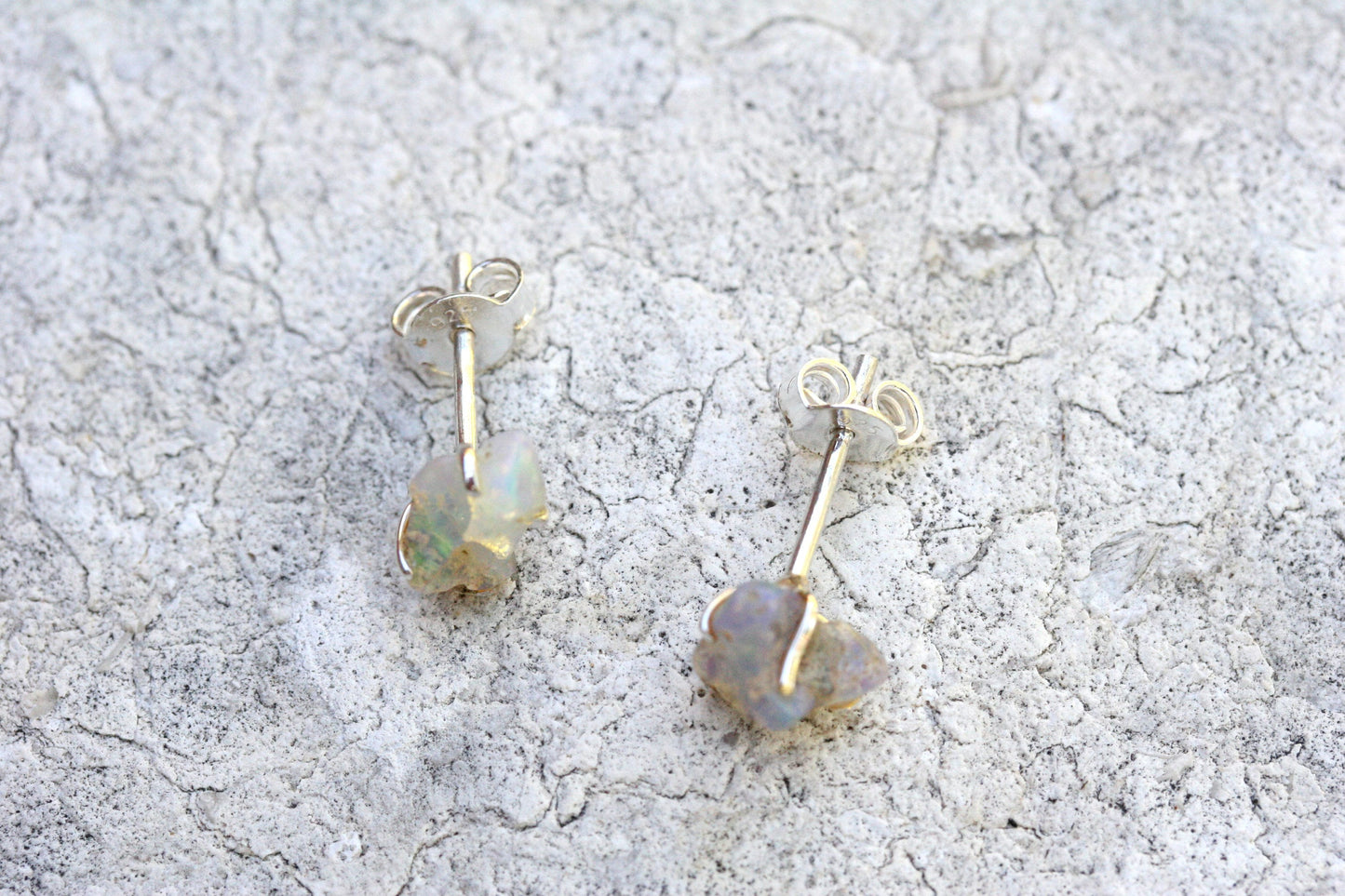 Opal Stud Earrings