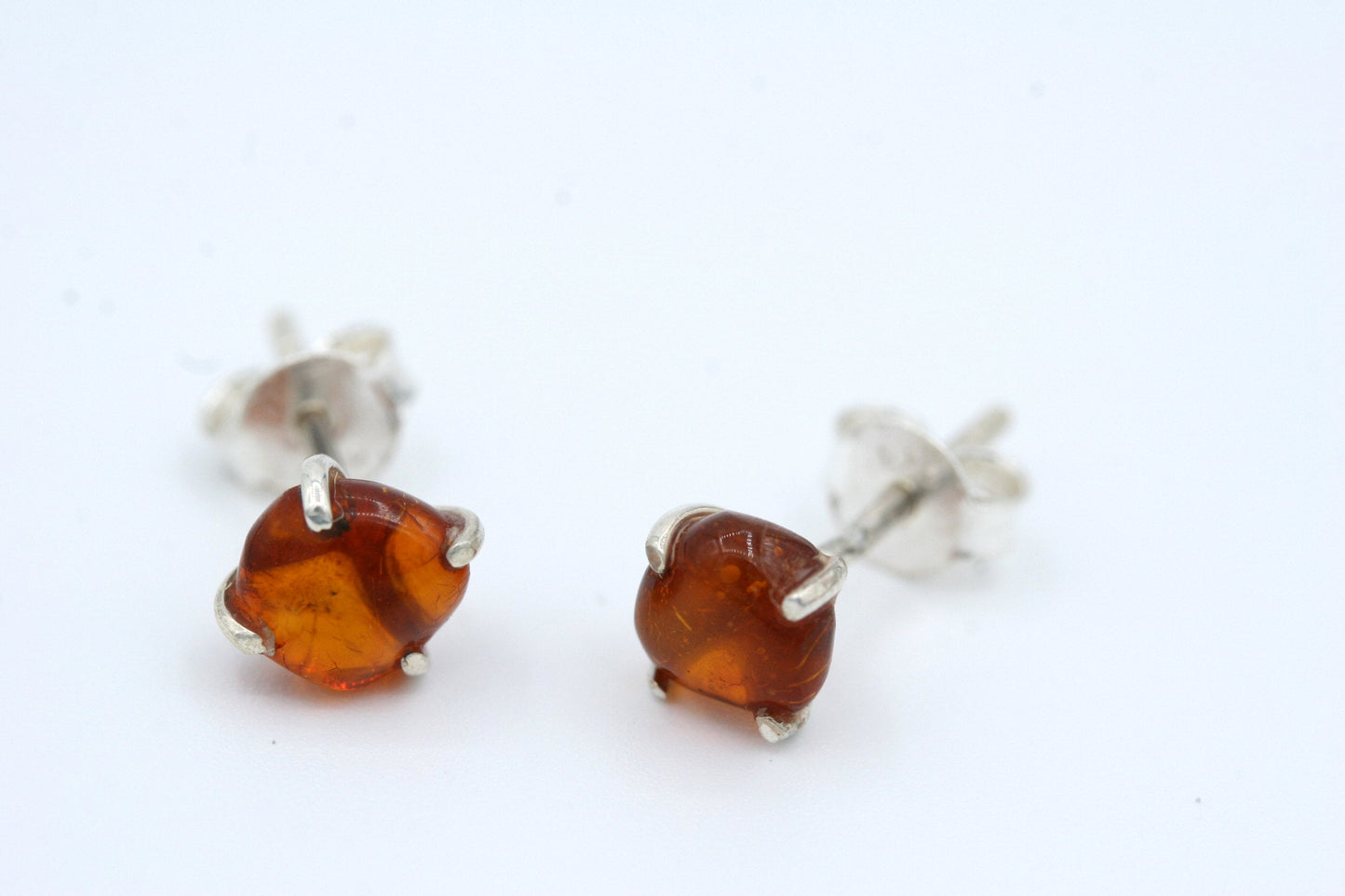 Amber Stud Earrings