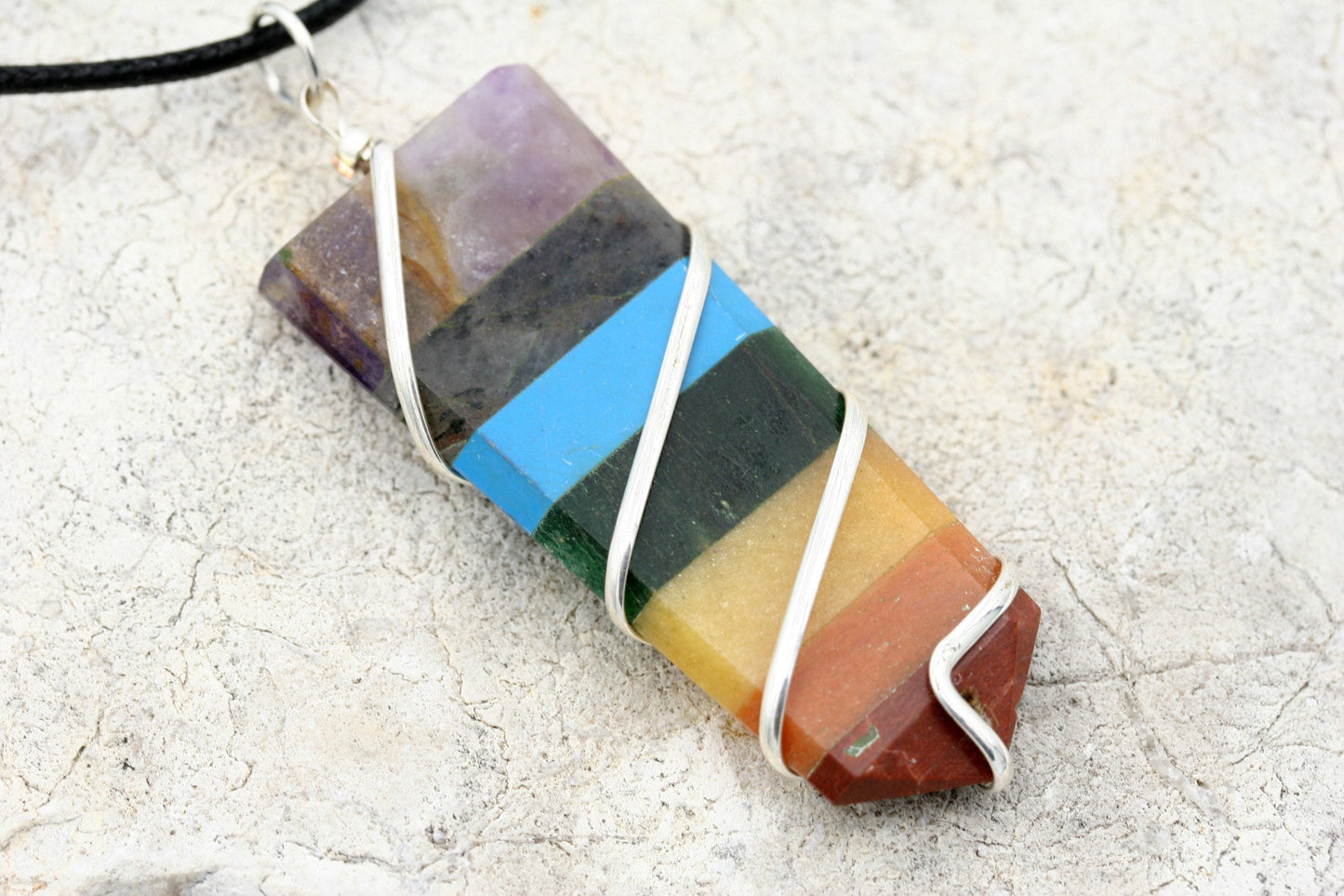 7 Chakra Point Necklace