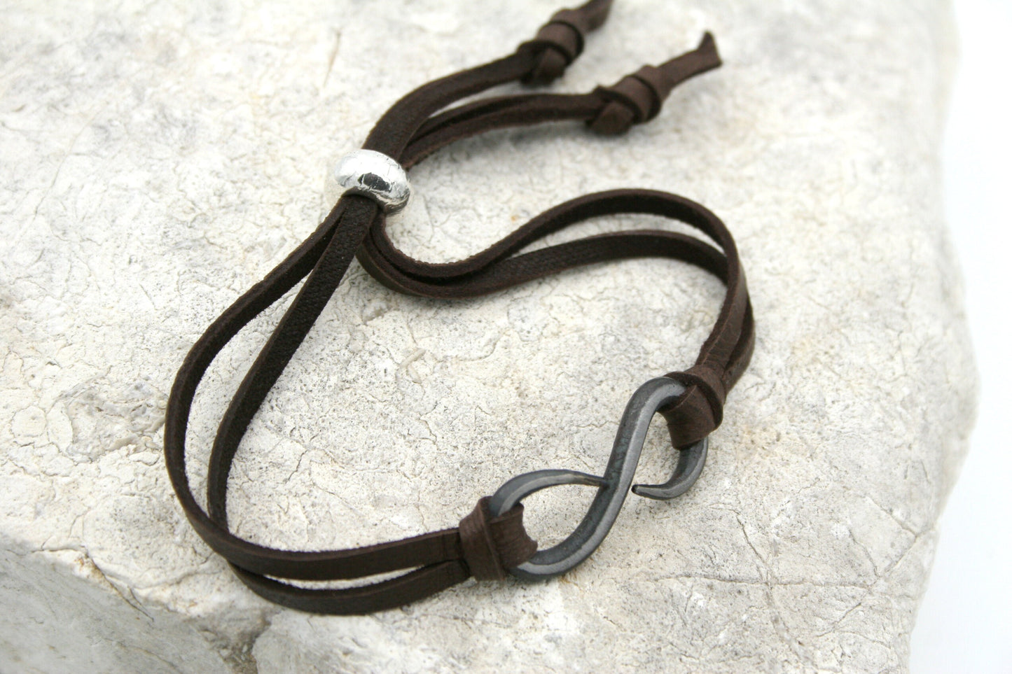 Iron Infinity Bracelet