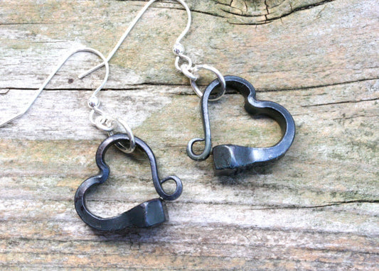 Horse Shoe Nail Earrings