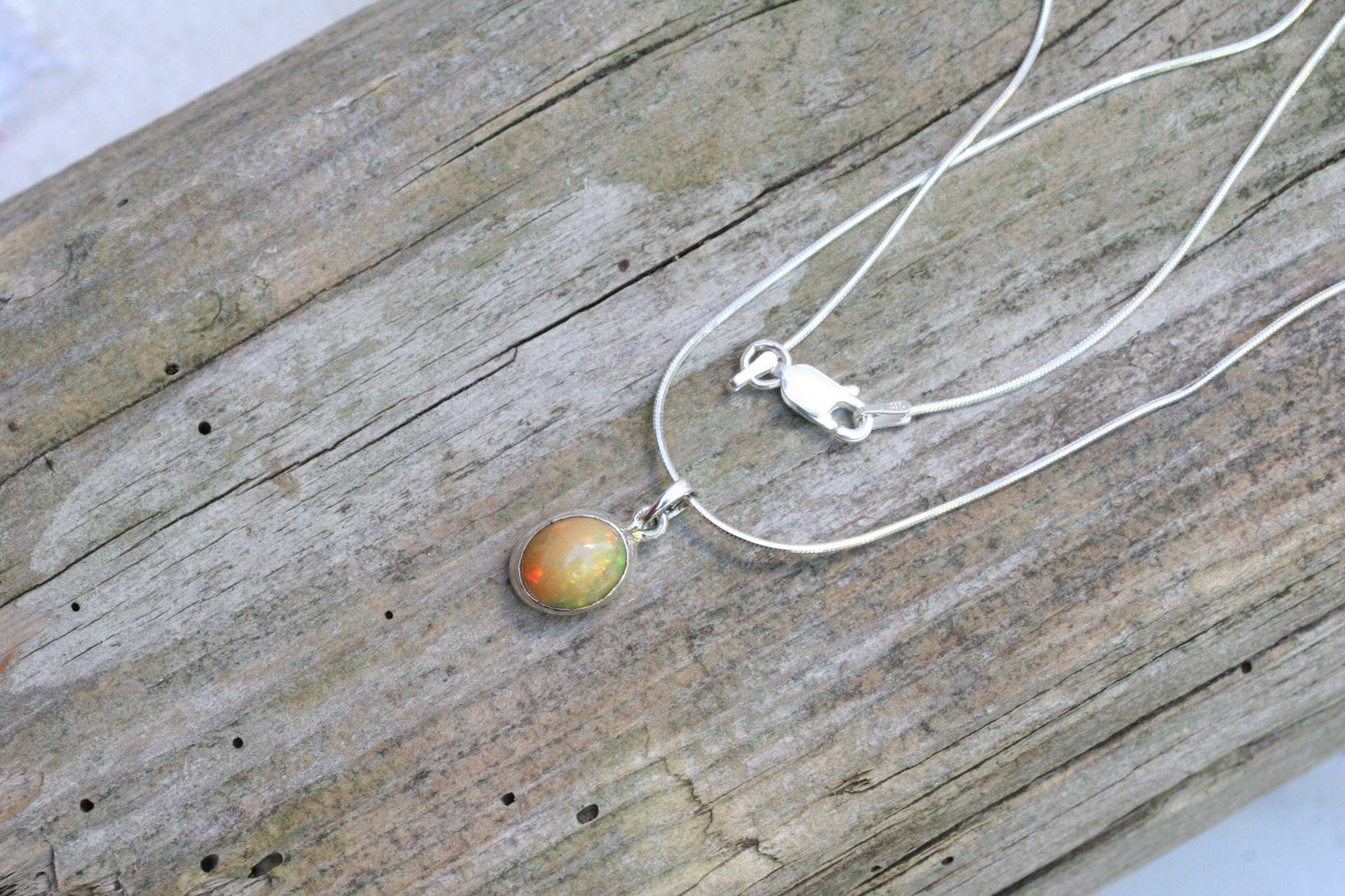 Ethiopian Opal Necklace,