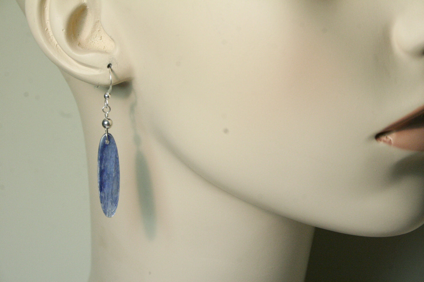 Kyanite Oval Earrings