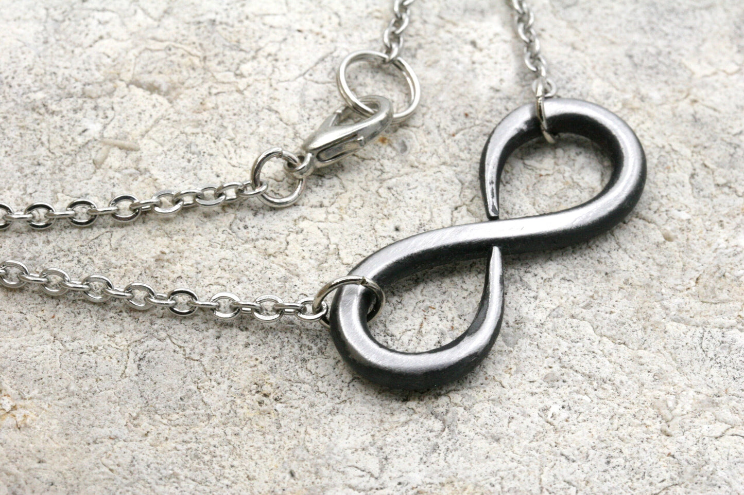 Iron Infinity Necklace