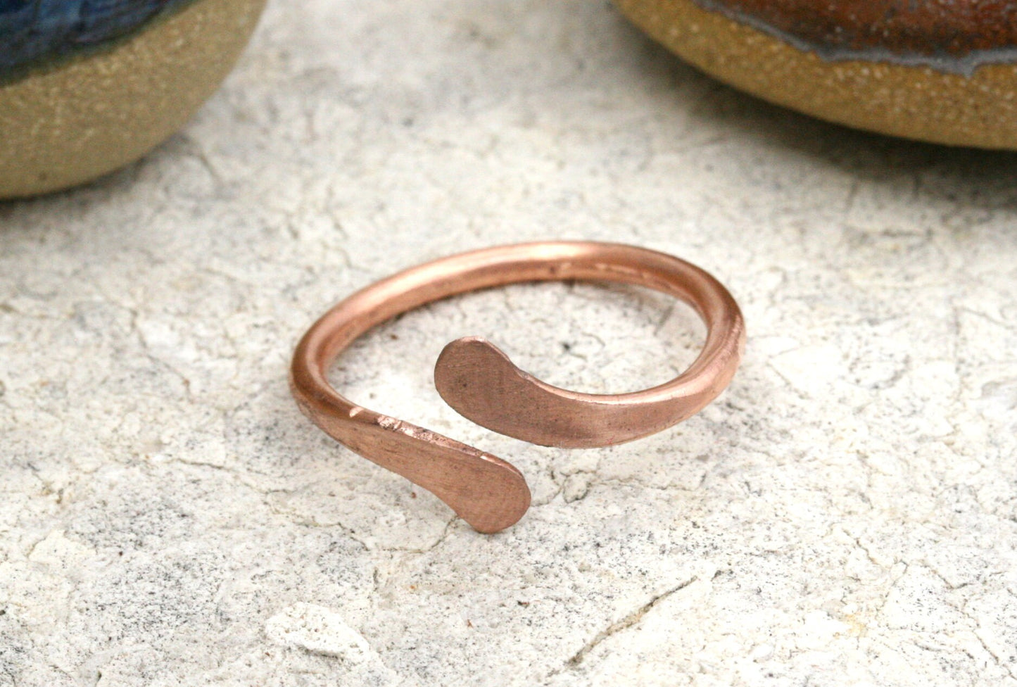 Copper Wave Ring