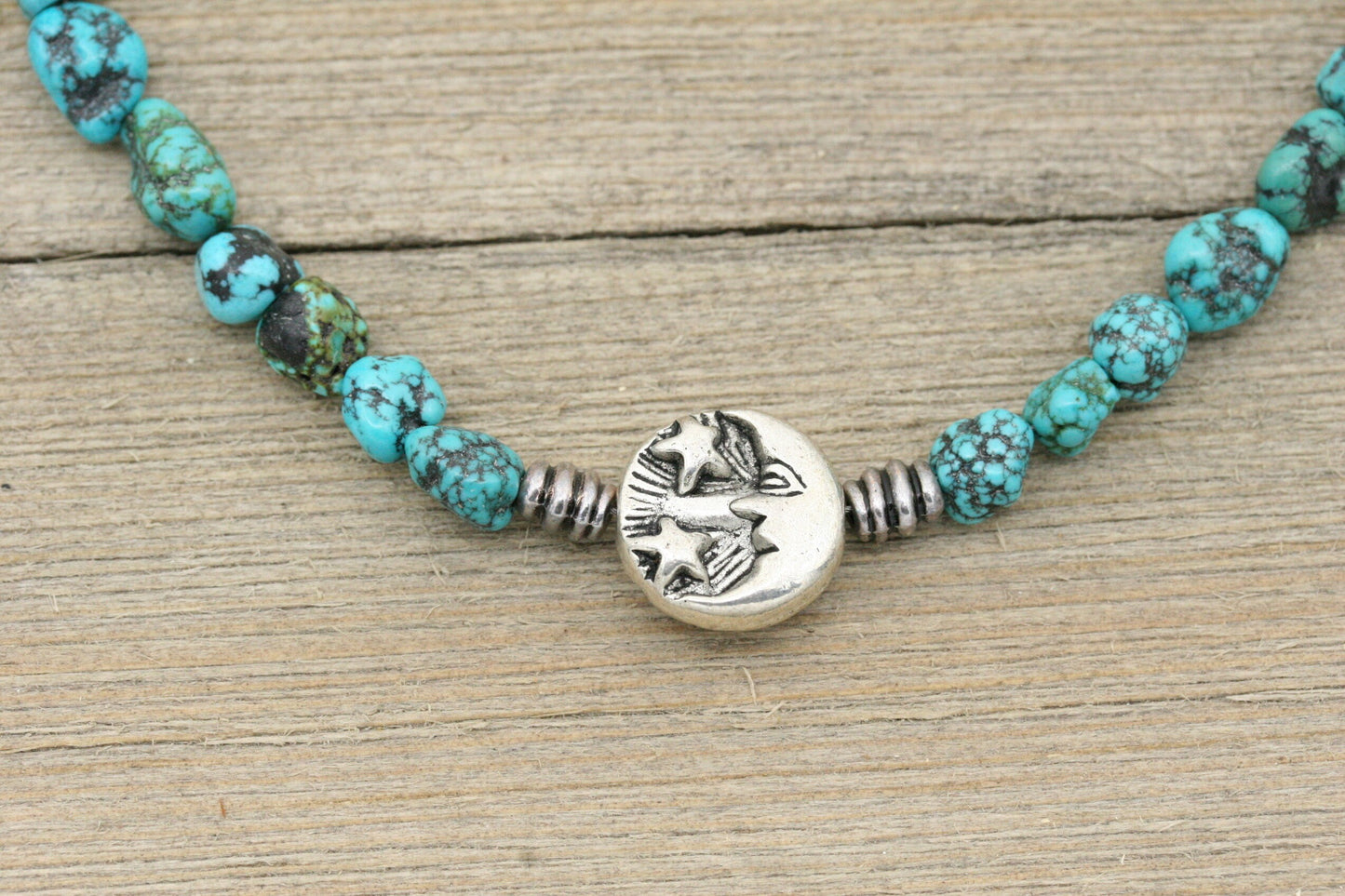 Turquoise Sun and Moon Bracelet