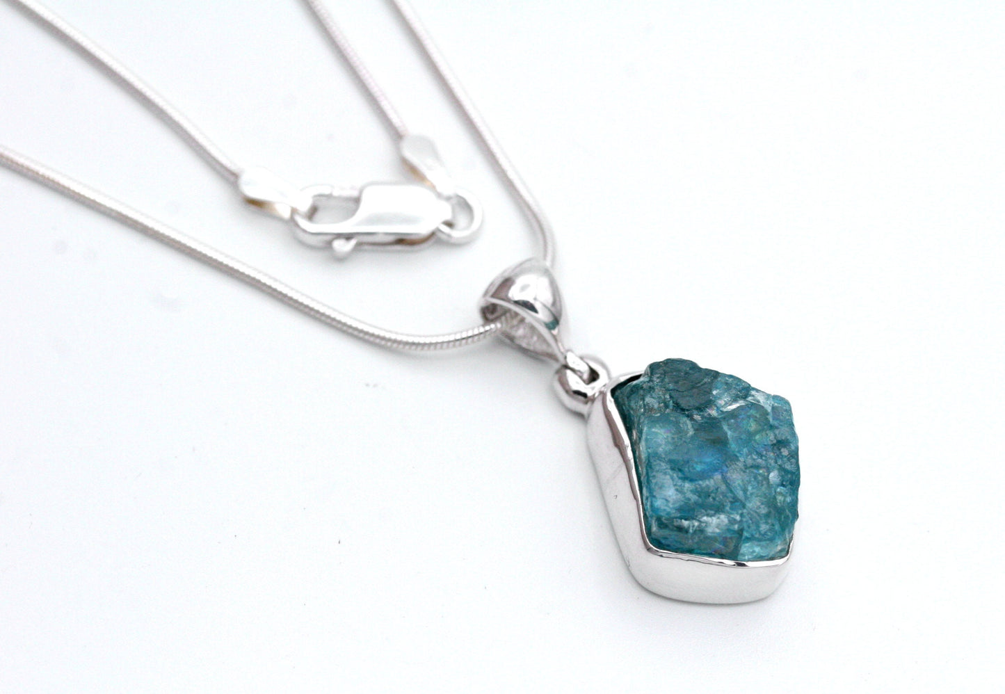 Raw Apatite Necklace