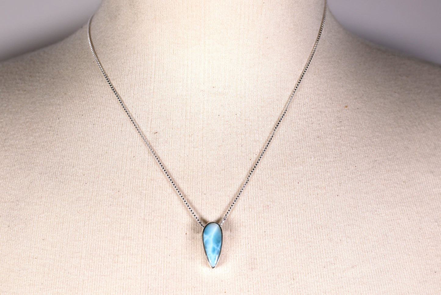 Larimar Slider Necklace