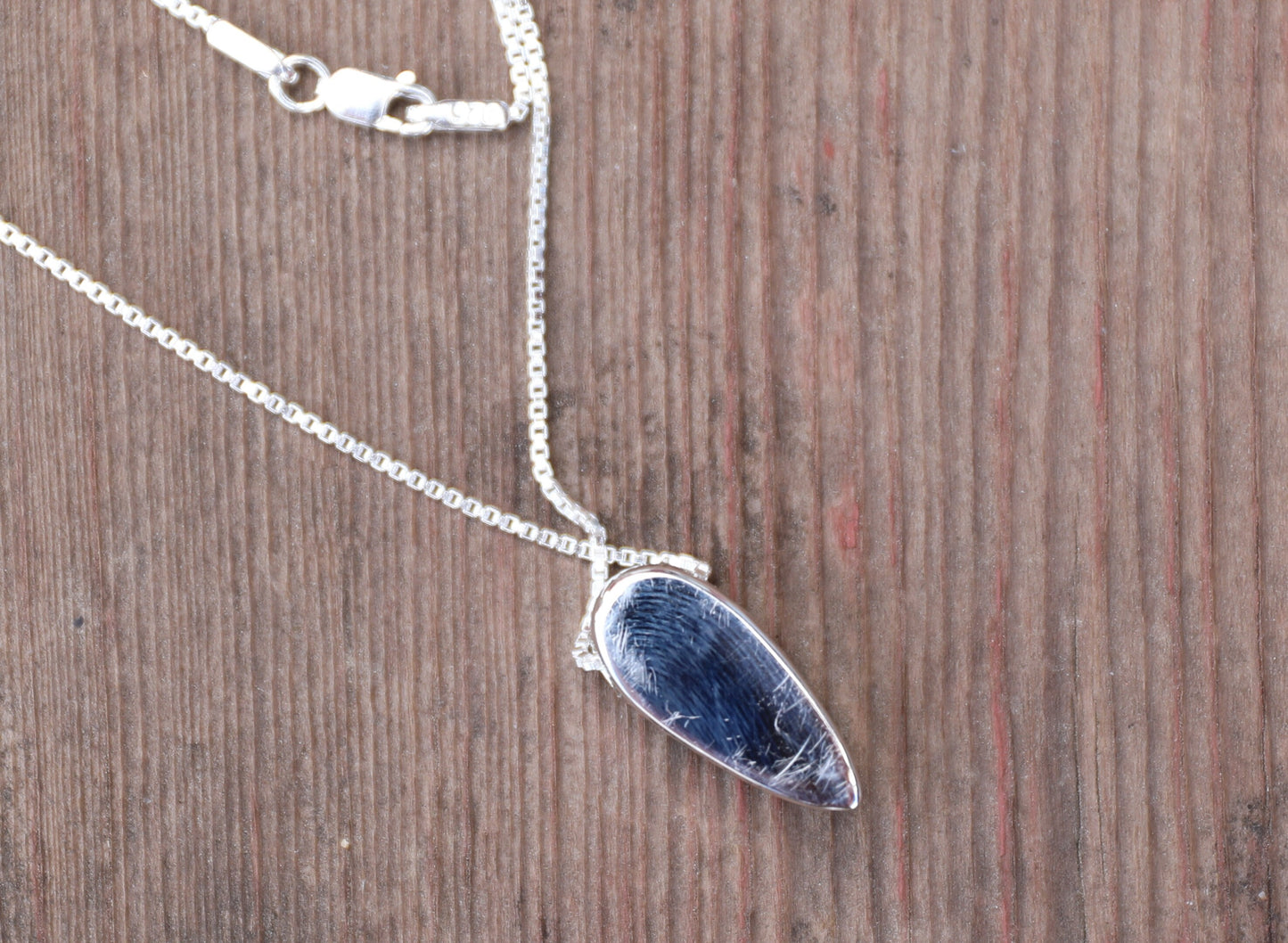 Larimar Slider Necklace