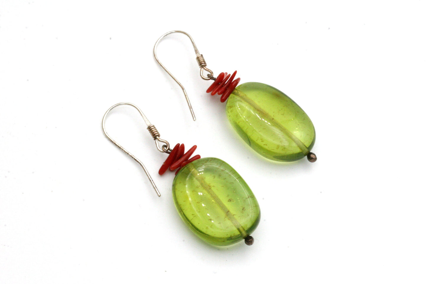 Prickly Pear Amber Earrings