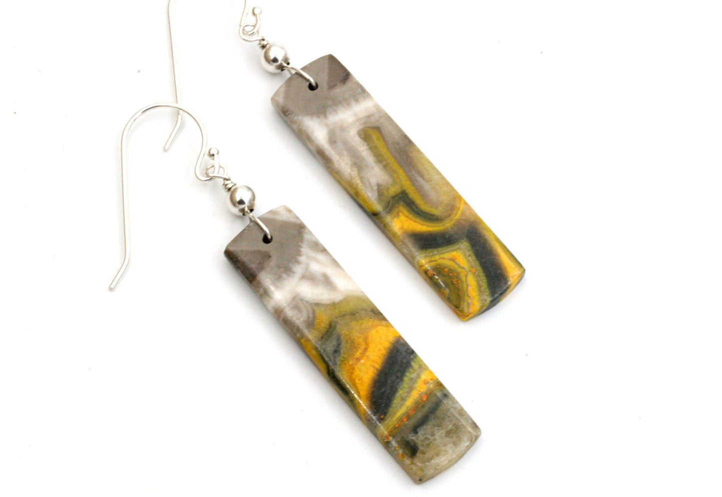 Bumble Bee Jasper Earrings