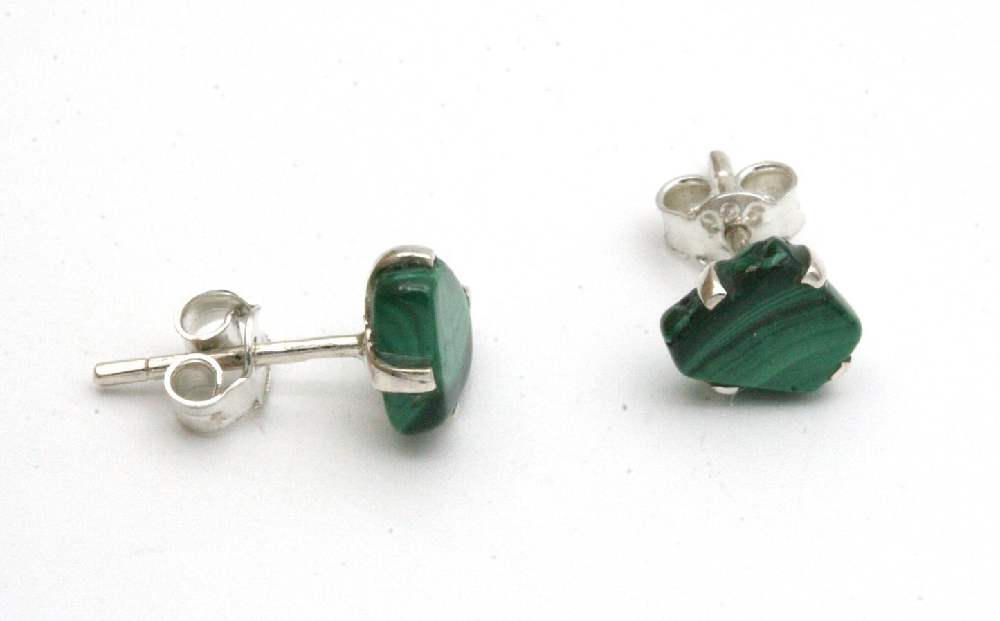 Malachite Stud Earrings