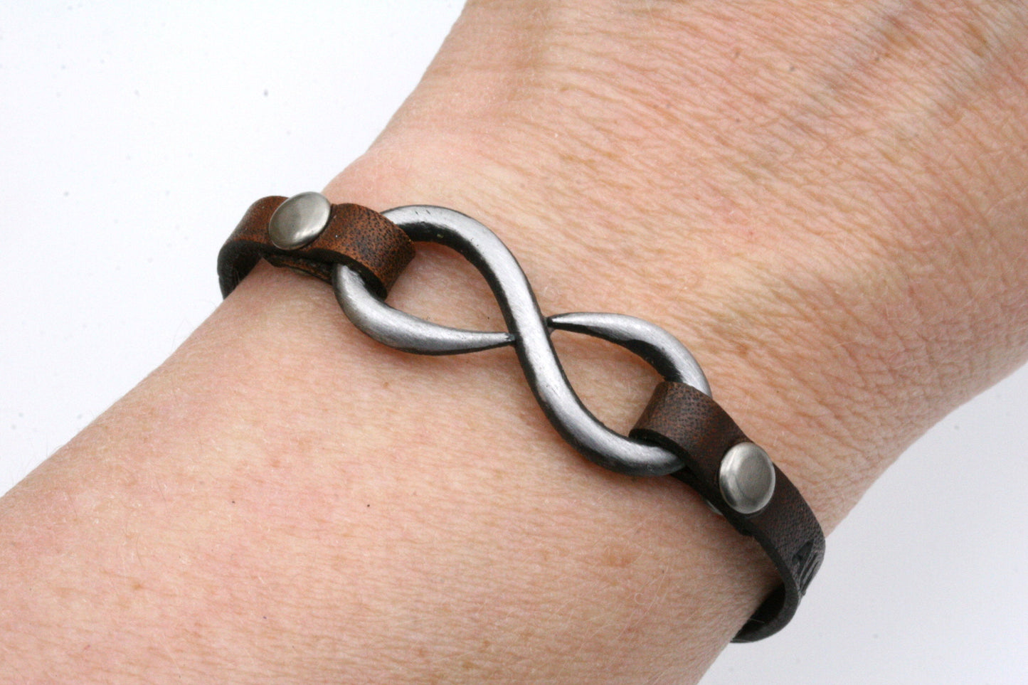Iron Infinity Bracelet with Magnetic Clasp