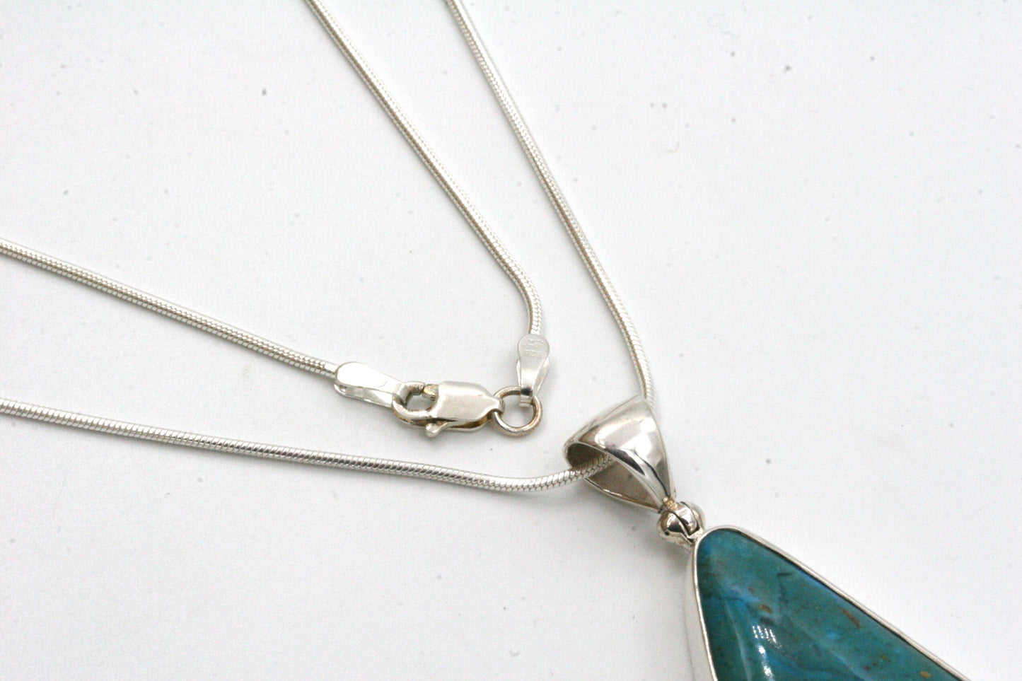 Peruvian Blue Opal Necklace