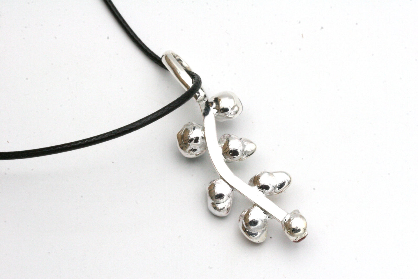 7 Chakra Leaf Necklace