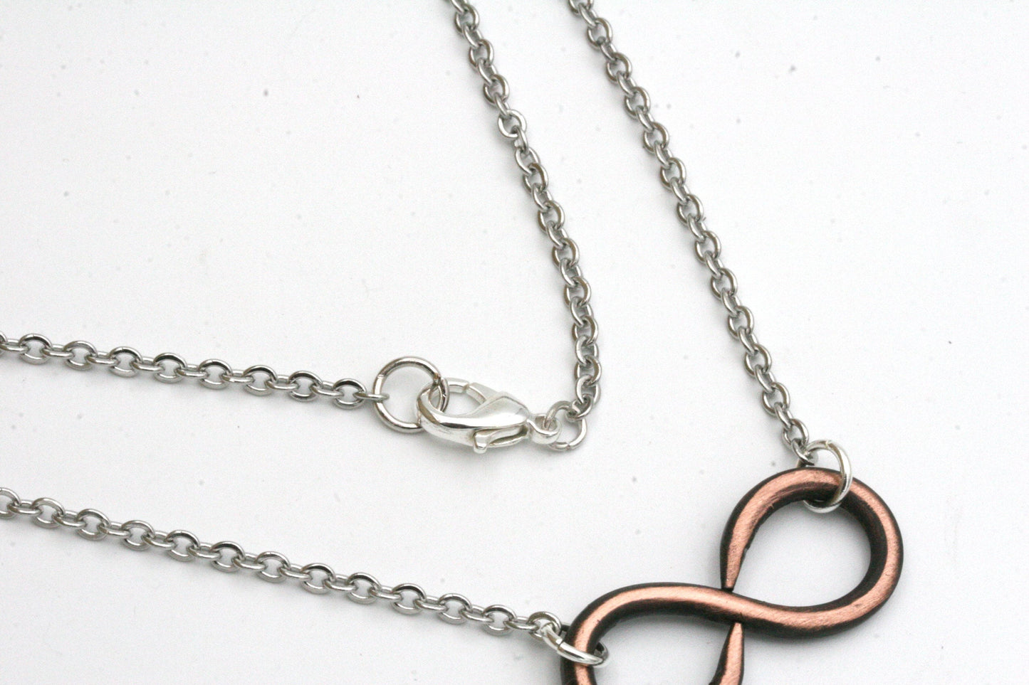 Copper infinity Necklace