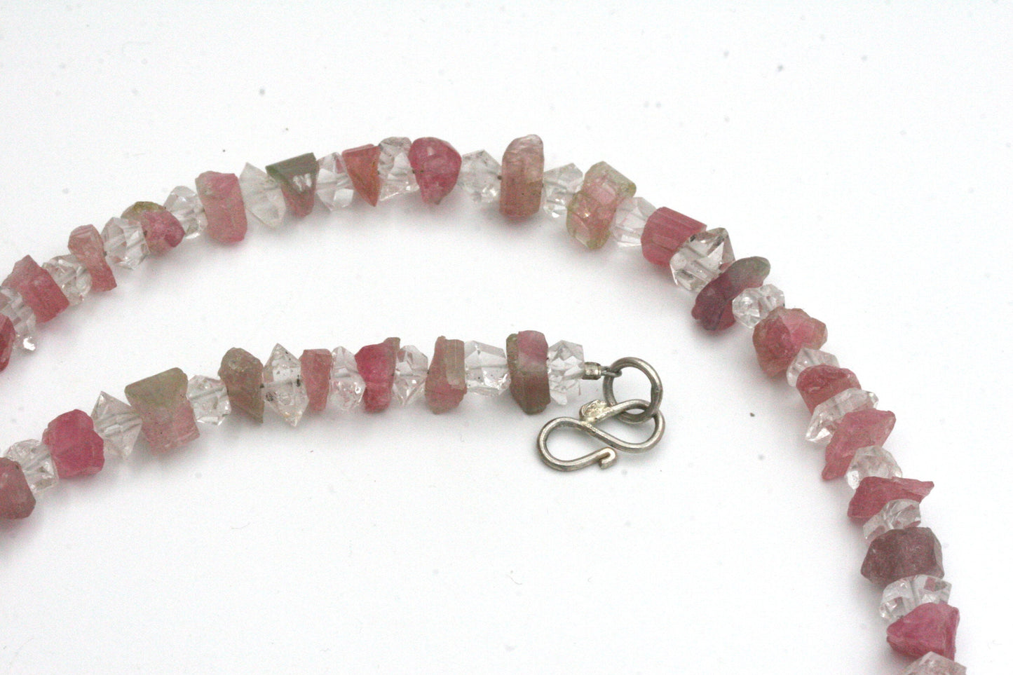 Tourmaline and Herkimer Diamond Necklace