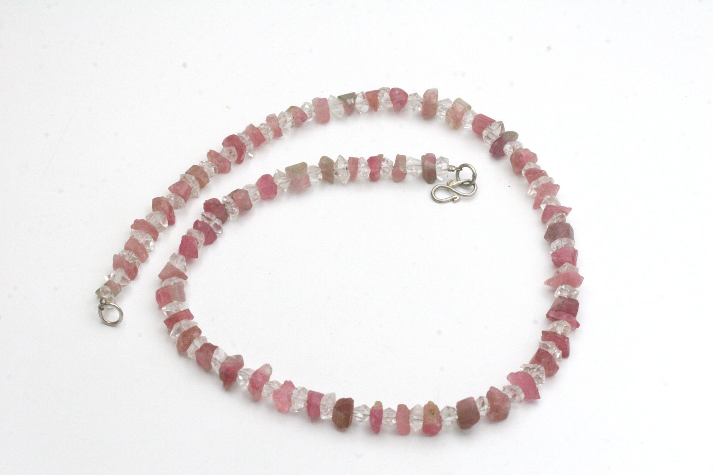 Tourmaline and Herkimer Diamond Necklace