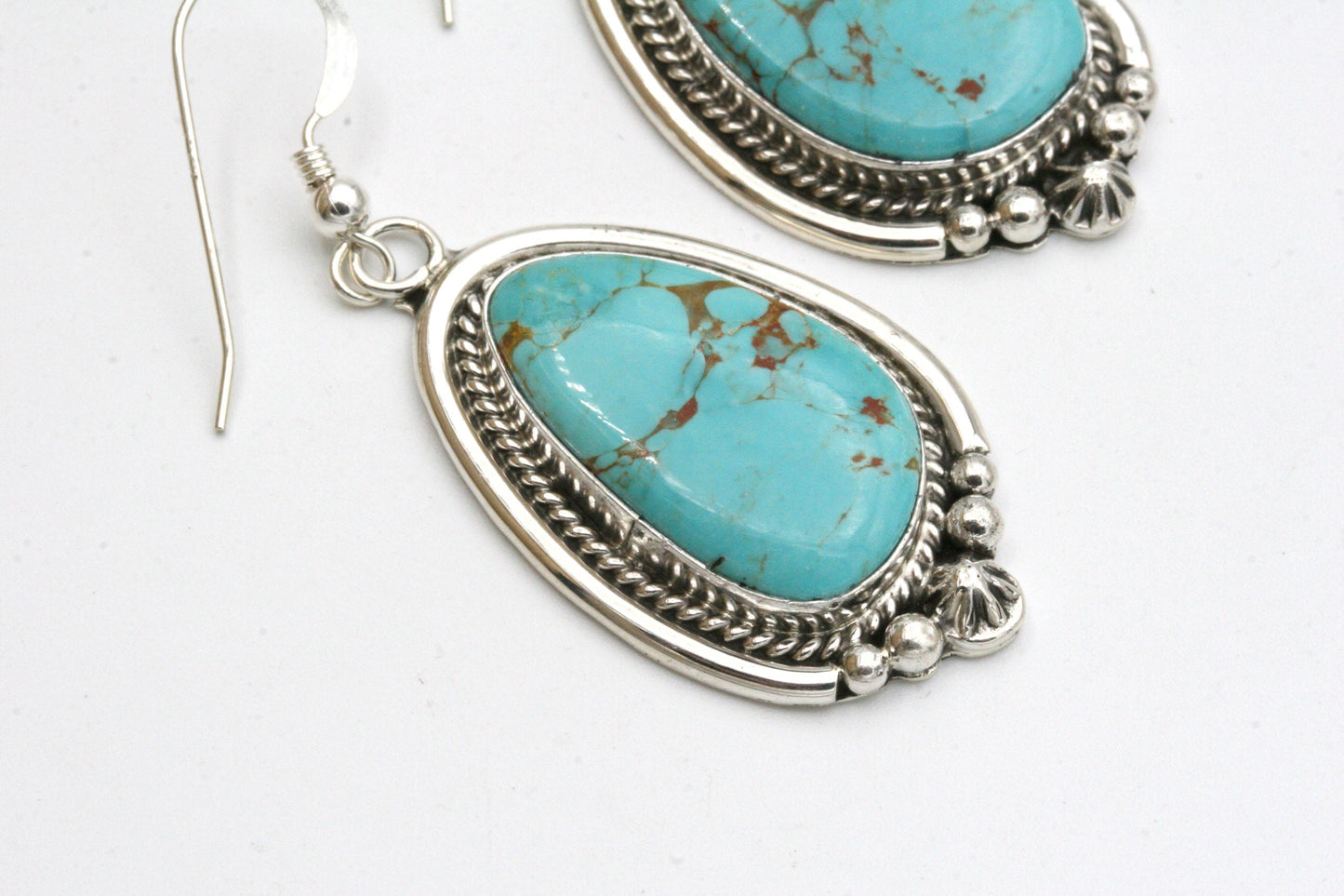 Royston Turquoise Earrings with Sterling Silver