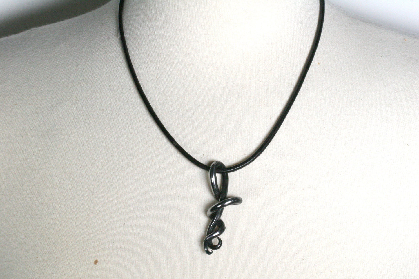 Twisted Vine Iron Pendant