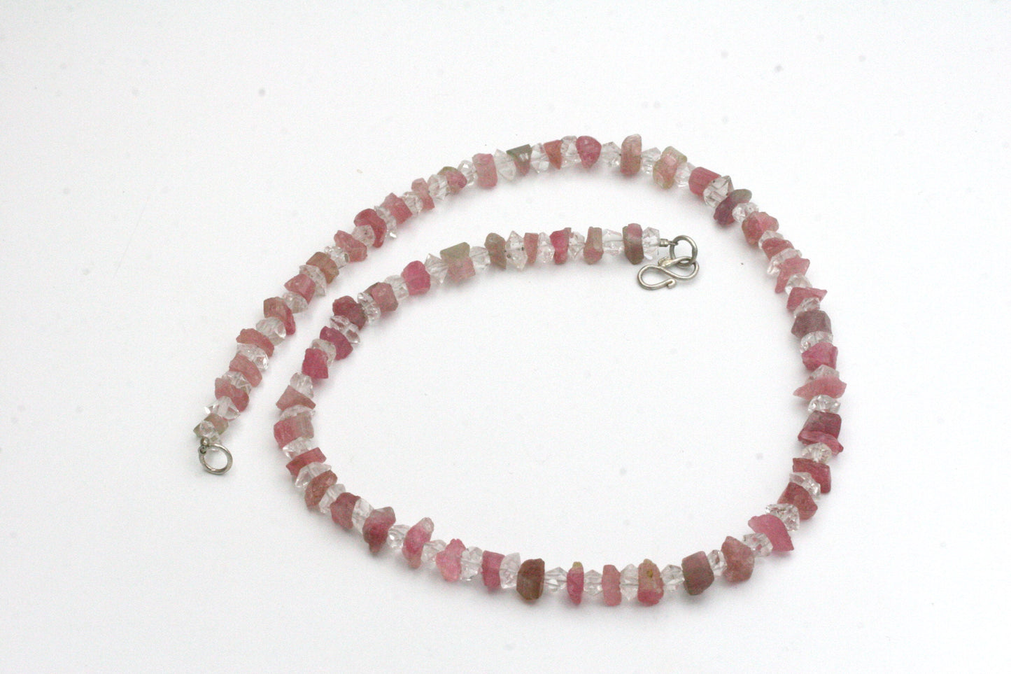 Tourmaline and Herkimer Diamond Necklace