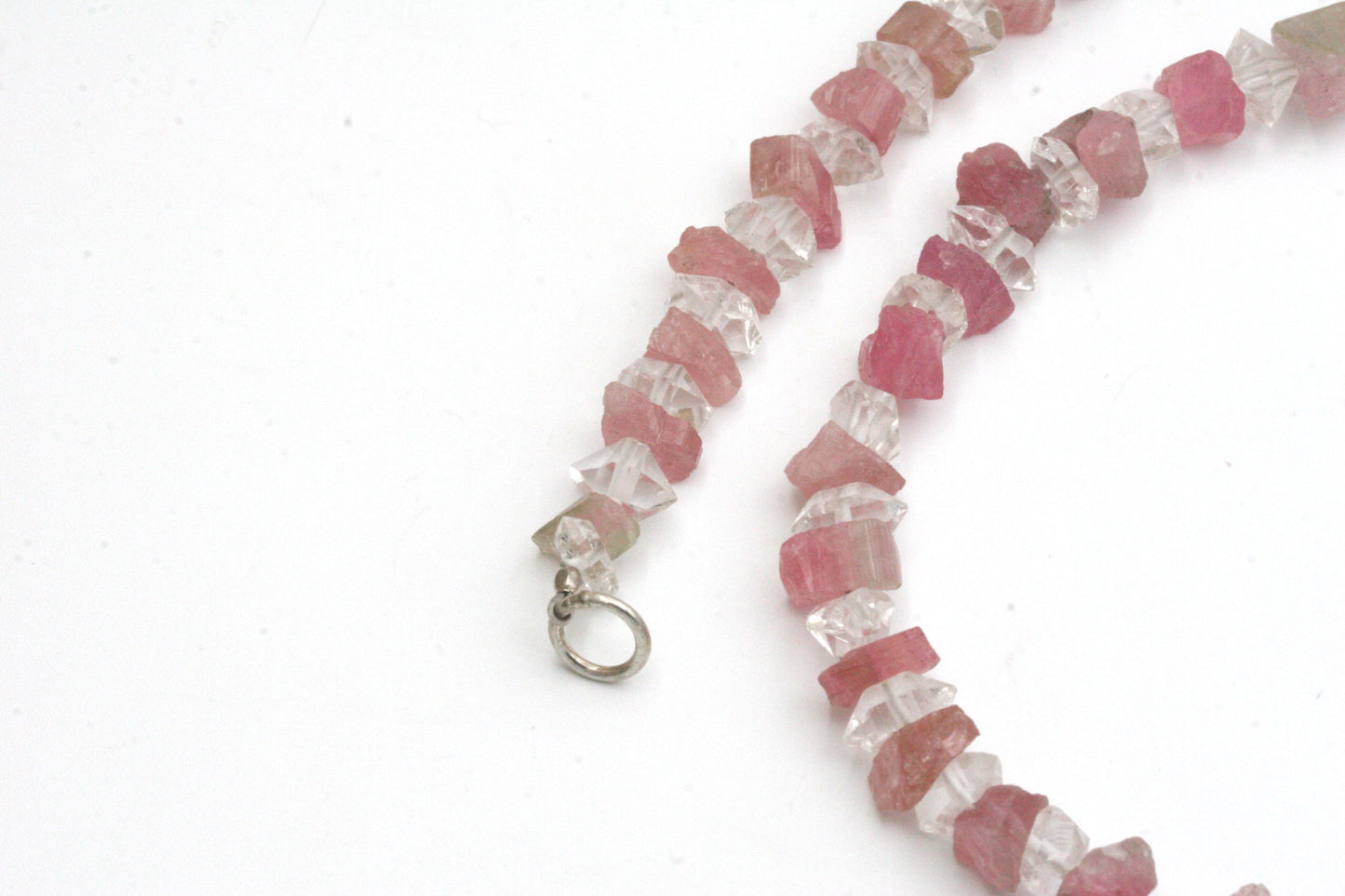 Tourmaline and Herkimer Diamond Necklace