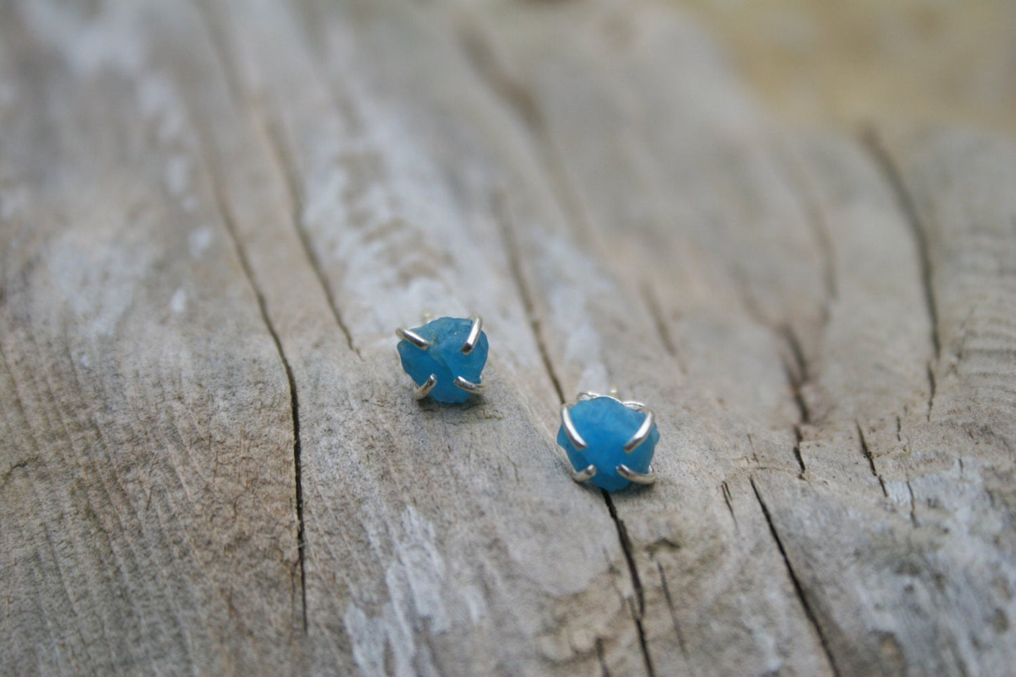 Apatite Stud Earrings