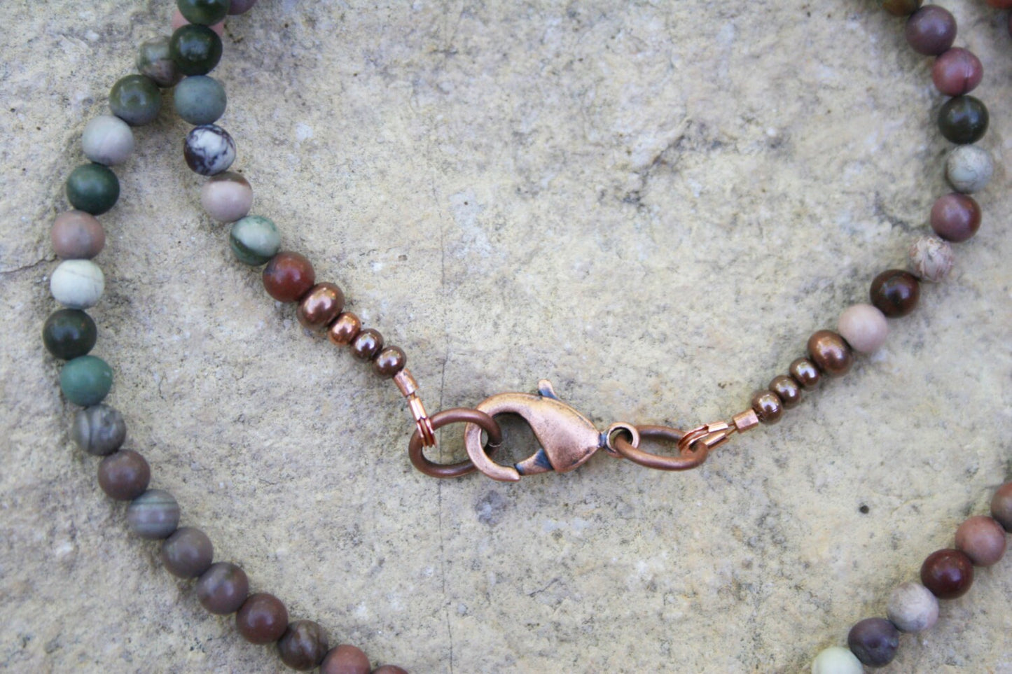 Buddha Pendant Necklace with Jasper