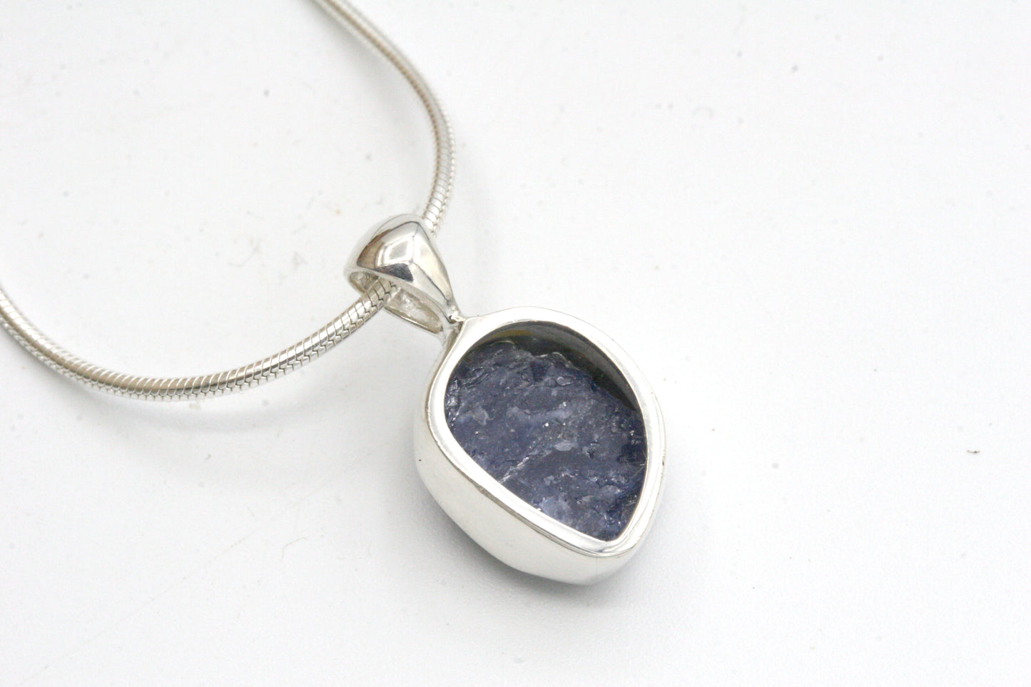 Raw Sapphire Pendant