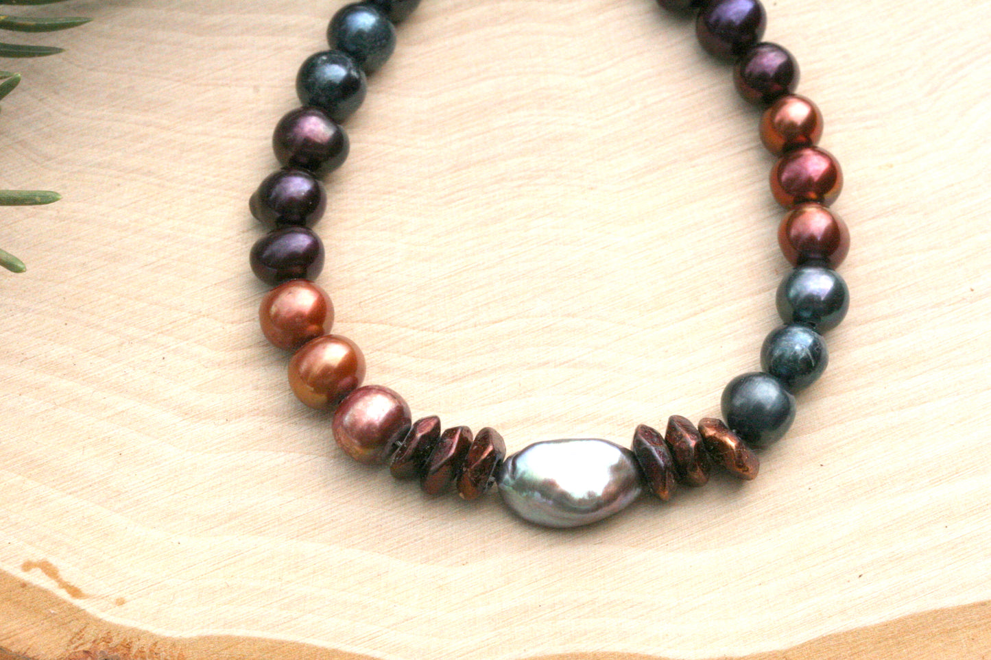 Bracelet coloré en perles d'eau douce, bracelet rempli d'or 14 carats, taille ajustable