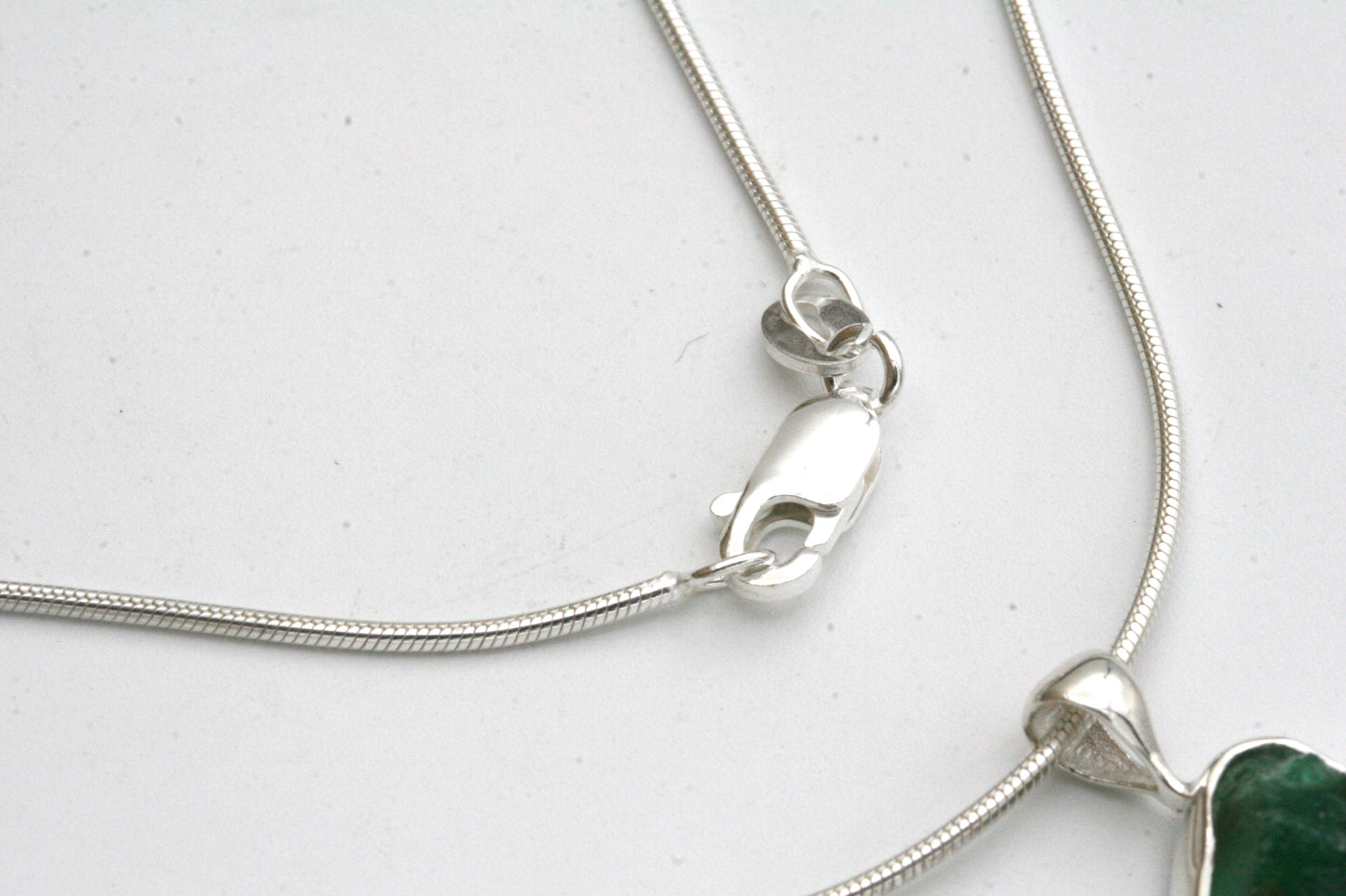 Raw Emerald Necklace