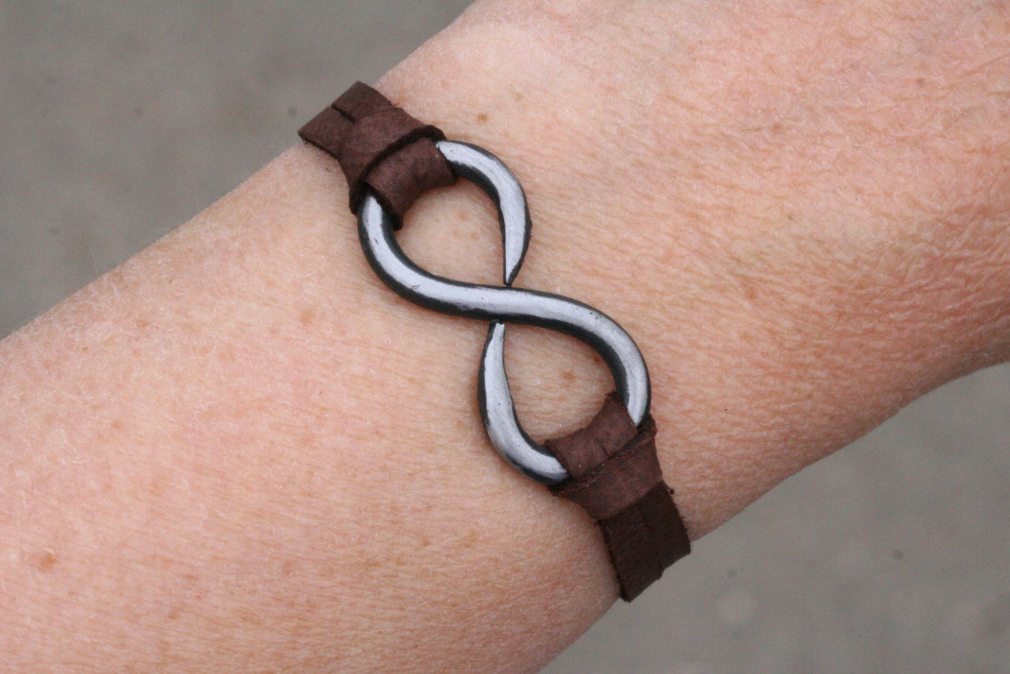 Iron Infinity Bracelet