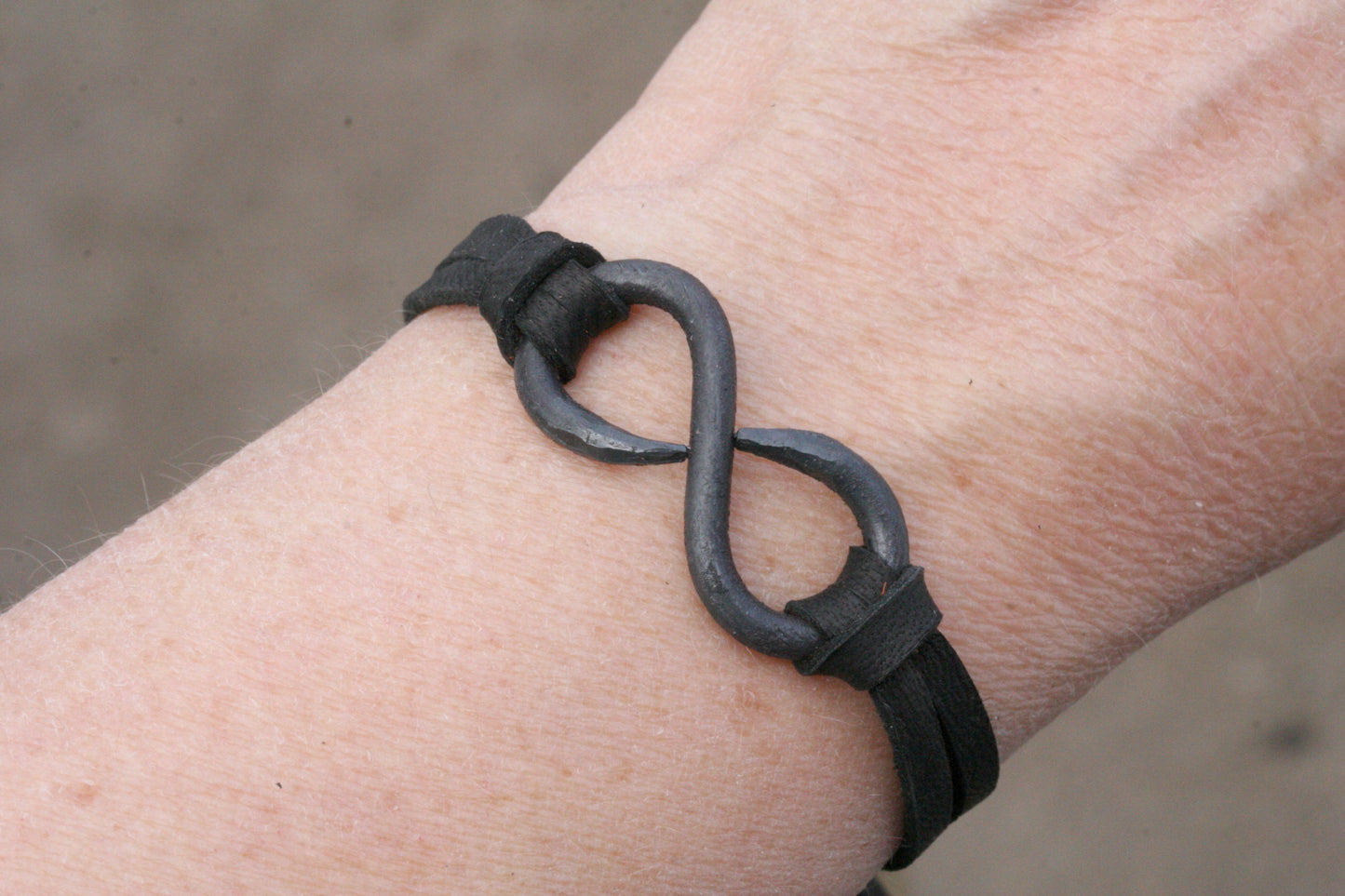 Iron Infinity Bracelet