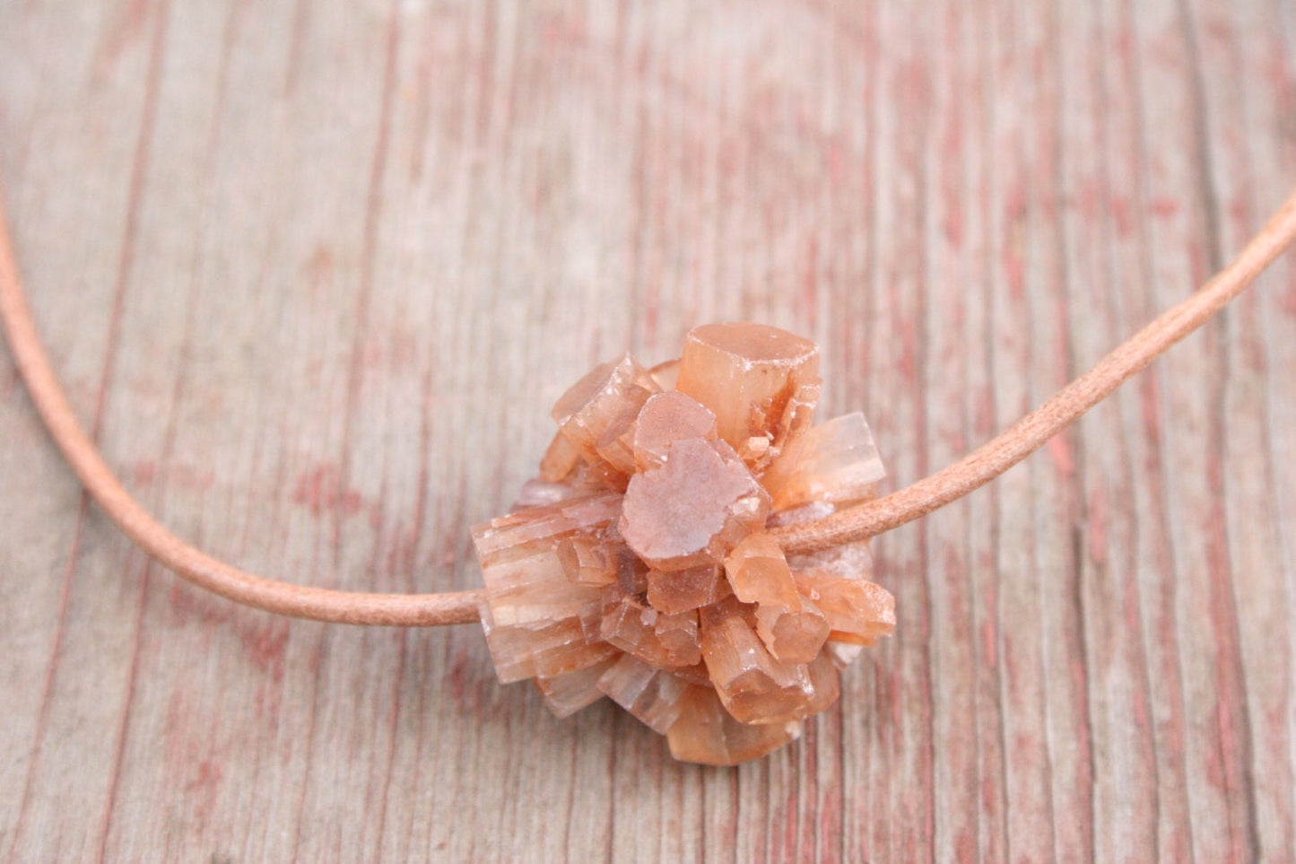 Aragonite star cluster Necklace