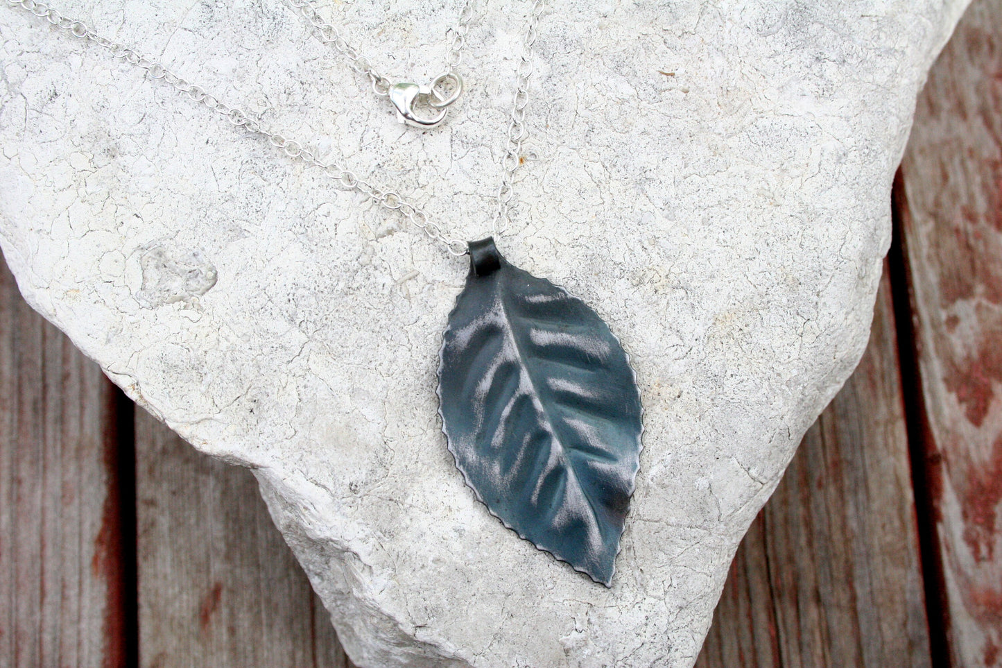 Iron Leaf Necklace