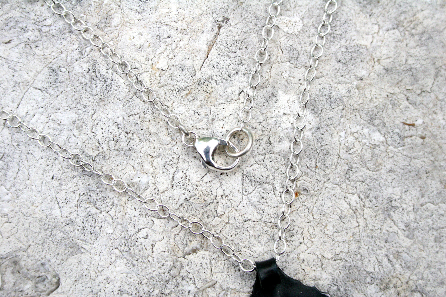 Iron Leaf Necklace