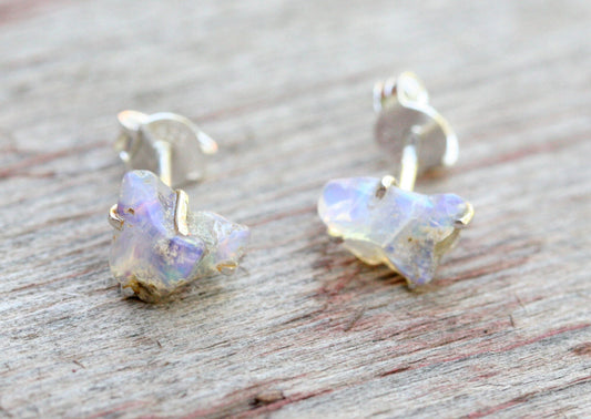 Opal Stud Earrings