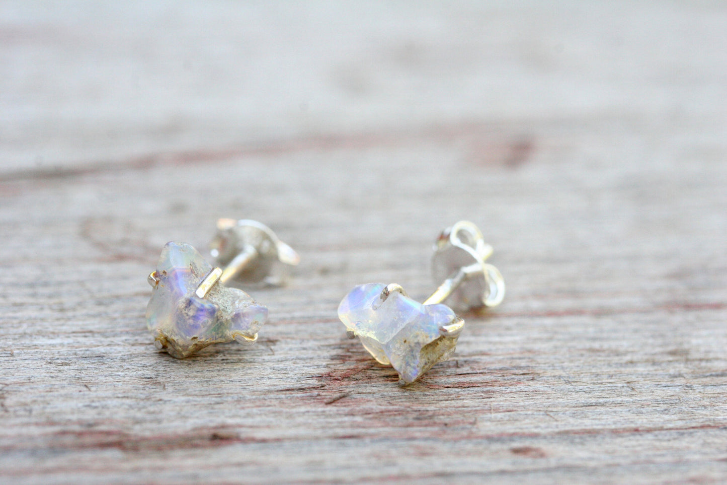 Opal Stud Earrings