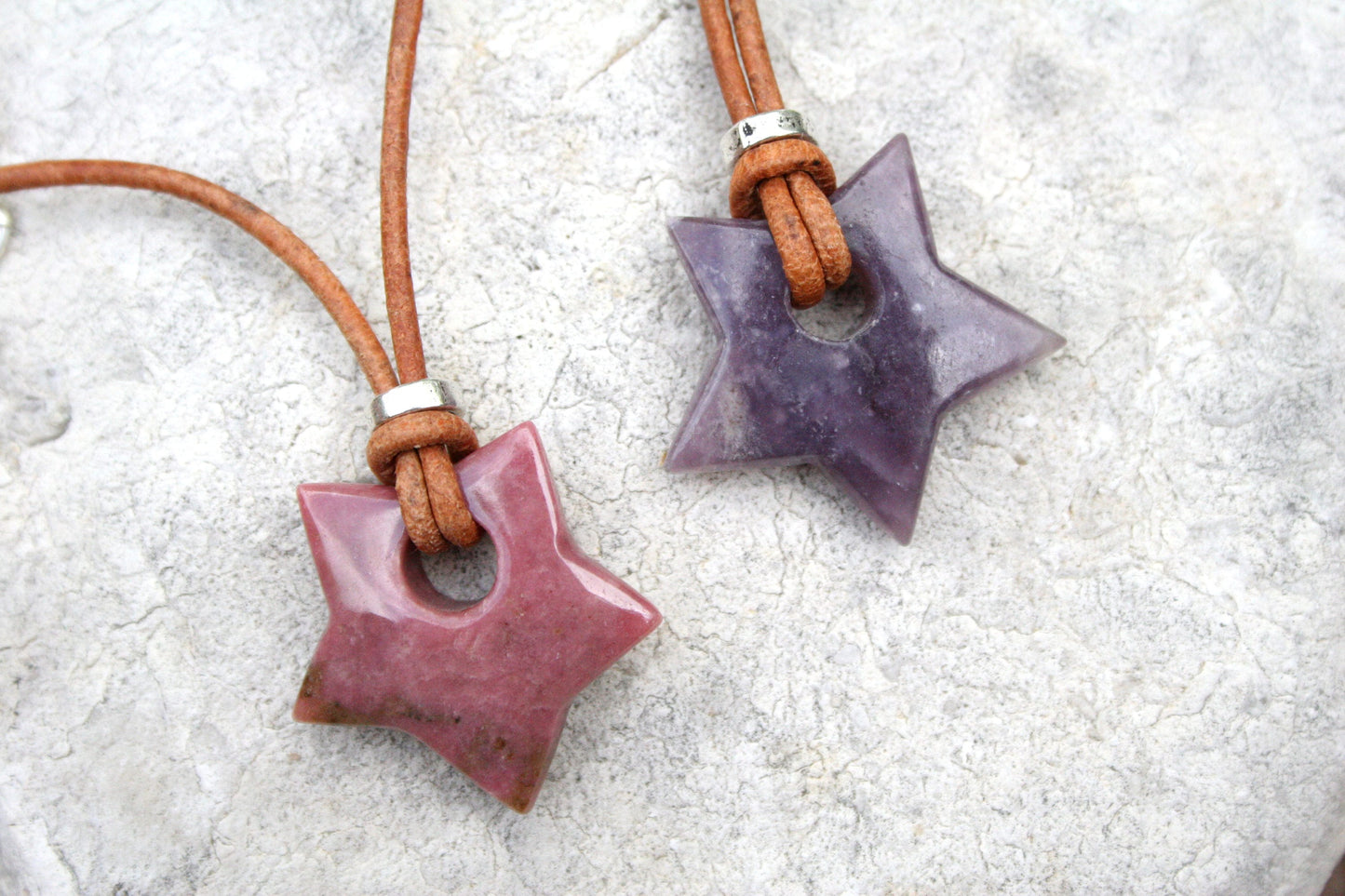 Gemstone Star Necklace