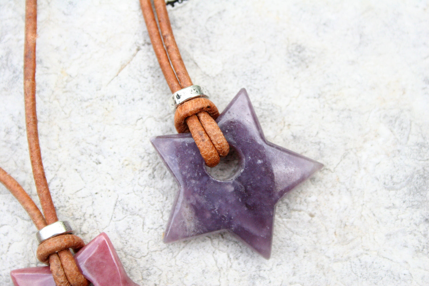 Gemstone Star Necklace