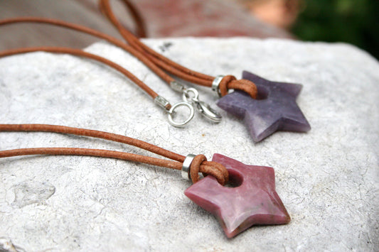 Gemstone Star Necklace