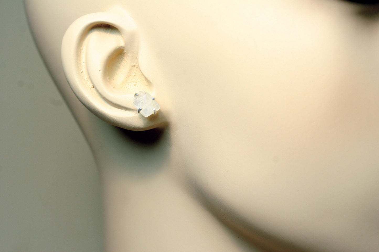 Moonstone Stud Earrings