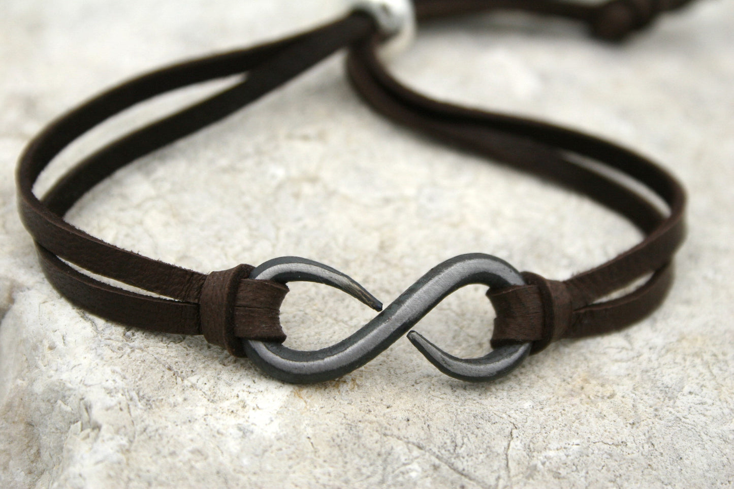 Iron Infinity Bracelet
