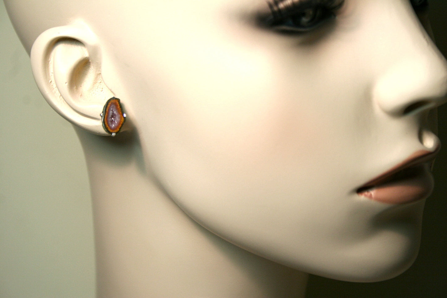 Geode Stud Earrings